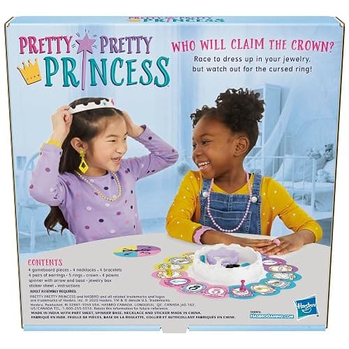 Pretty Pretty Princess Board Game, Classic Jewelry Dress-Up Games for Kids, Family Games for 2-4 Players, Kids Board Games, Ages 5 and Up thumbnail 3