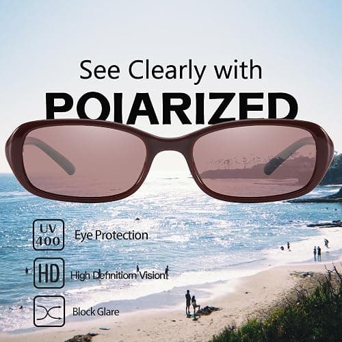 FancyPink Polarized Retro Oval Sunglasses for Women Small Chic 90s Vintage Style Trendy Slim Narrow Y2k Mirroed Sunglasses thumbnail 7