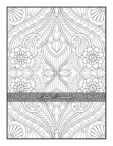 100 Amazing Patterns: An Adult Coloring Book with Fun, Easy, and Relaxing Coloring Pages thumbnail 28