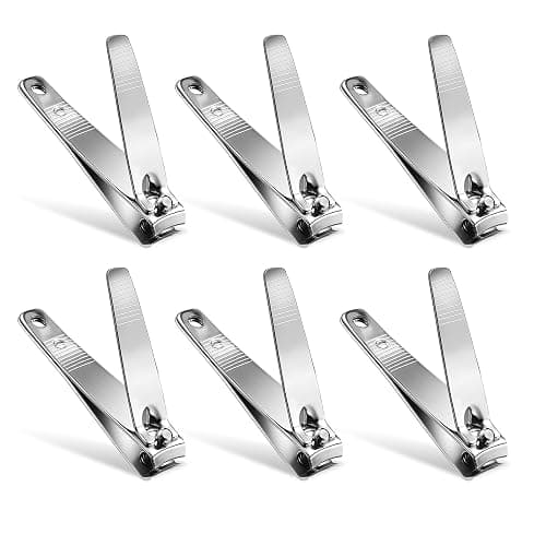 Natzerat 30 Pieces Nail Clippers Bulk Pack- 2.36 inch Stainless Steel Fingernail Toenail Clippers Set for Men Women, Mini Portable Travel Trimmer for Home, Hotel, Homeless Care Package Supplies thumbnail 3