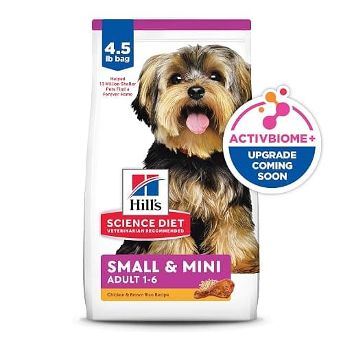Hill's Science Diet Adult 1-6 Small & Mini Dry Dog Food | #1 Veterinarian Recommended, Chicken & Brown Rice, 4.5 lb. Bag thumbnail 14