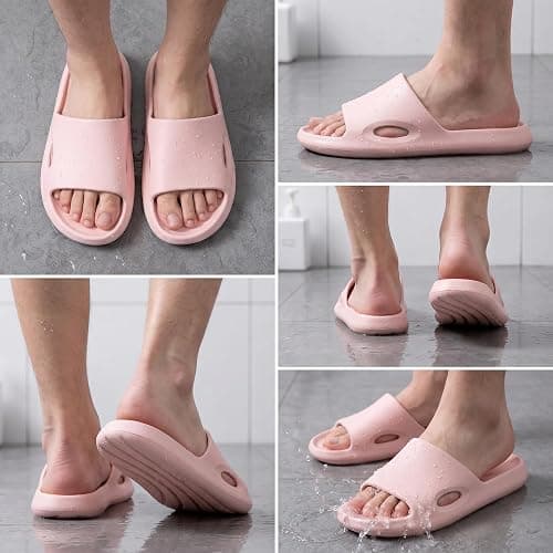 Kattmas Shower Shoes Quick-Dry Non-Slip Bathroom Slippers for Men & Women,Quick-Dry Non-Slip, Home Slides Dorms, Gym, Pool, Spa, Camping, Beach thumbnail 2