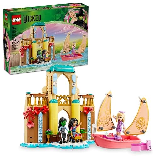 LEGO Wicked Glinda, Elphaba & Nessarose at Shiz University Building Toys - Gifts for Birthdays - Wicked Toys for Kids, Girls & Boys, Age 7+ - 75681 - Image 1