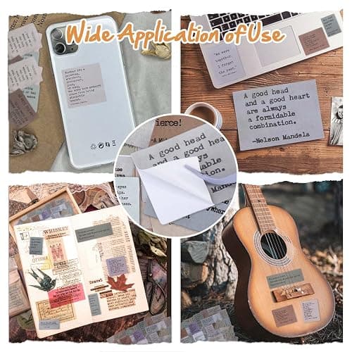 Mity Rain 180pc Scrapbook Stickers - 60 Unique Quote Stickers for Journaling & Planner Decoration thumbnail 4