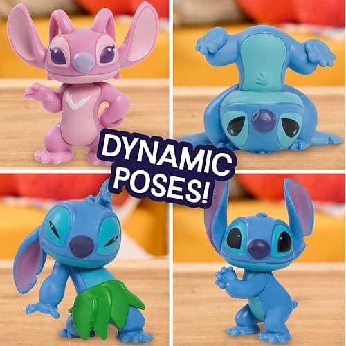 Just Play Disney Stitch Collectible Figure Set with Accessories, 11-Pieces, 2-inch Figurines, Collectible Toys, Home Decoration, Kids Toys for Ages 3 Up thumbnail 4