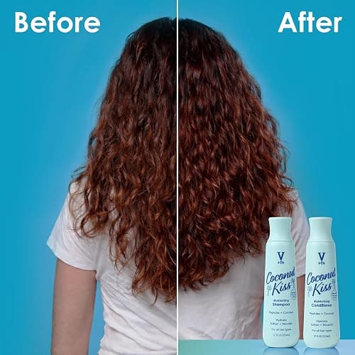 V&Co. Moisturizing Conditioner 12 Oz. - Sulfate Free, Color Safe, and Gentle Formula with Peptide Technology Boosting Hydration for Dry, and Color Treated Hair thumbnail 4