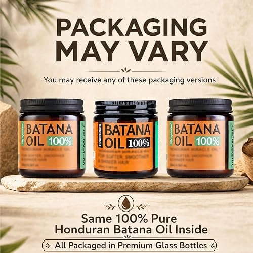 WEEMOTD 100% Raw Batana Oil for Hair, Unrefined Conditioning Scalp Oil from Honduras, Moisturizing Hair Mask, Adds Shine & Softness for Men & Women, 4.06 fl oz thumbnail 5