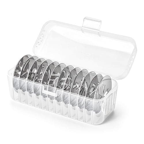 OXO Good Grips 14-Piece Cookie Press Set, Cookie Press with 12 Stainless Steel Disks and Storage Case, Holiday Baking and Everyday Treats, Essential Baking Supplies thumbnail 12