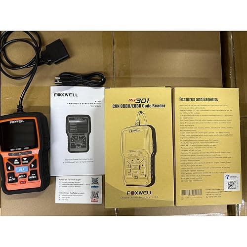 FOXWELL NT301 OBD2 Scanner Live Data Professional Mechanic OBDII Diagnostic Code Reader Tool for Check Engine Light thumbnail 8