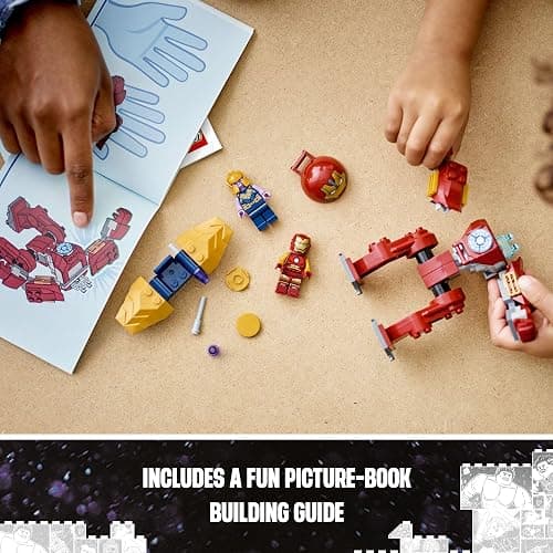LEGO Marvel Iron Man Hulkbuster vs. Thanos 76263 Building Toy Set with Thanos and Iron Man Figures, Hulkbuster Toy with Posable Mech for Super Hero Battle Action, Fun Marvel Toy for Kids Ages 4 and Up thumbnail 3