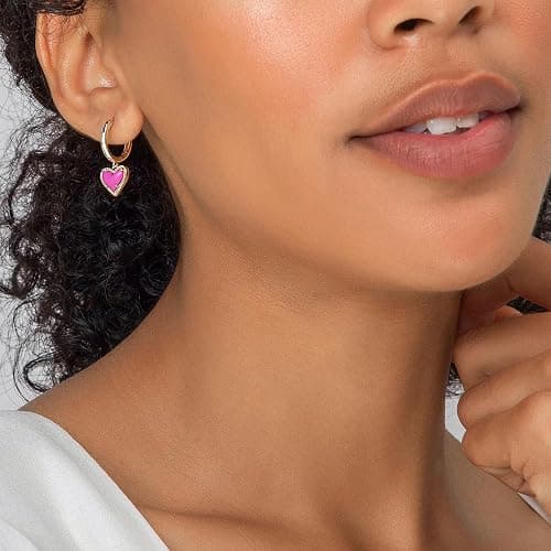 Kendra Scott Ari Heart Huggie Earrings for Women, Fashion Jewelry thumbnail 4