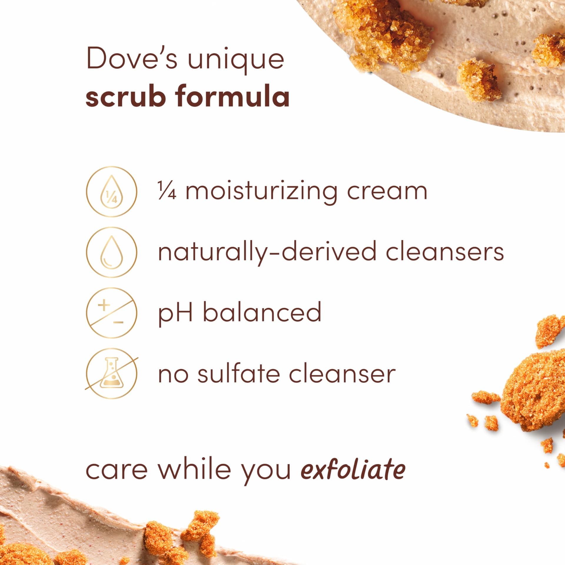 Dove Brown Sugar and Coconut Butter Exfoliating Body Polish 298 g thumbnail 5