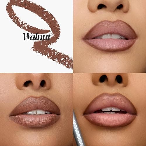 Wonderskin Lipliner Pencil - 360 Contour Lipliner, Long Lasting, Sharpenable Lip Pencil, Waterproof and Transfer-Proof Nude Lip Liner (Walnut) thumbnail 2