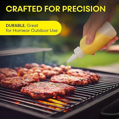 BRIGHTFROM Condiment Squeeze Bottles - 4 OZ Squirt Empty Bottles, Twist Top Cap, Leak Proof - Great for Ketchup, Mustard, Syrup, Sauces, Dressing, Oil, Arts and Crafts, BPA-FREE Plastic - 3 PACK thumbnail 5