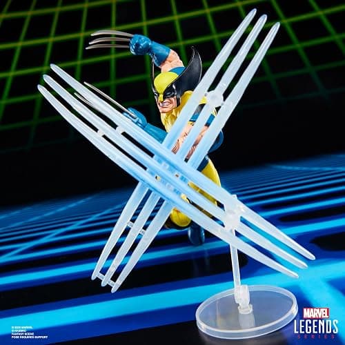 Marvel Legends Series Gamerverse Wolverine vs Marvel's Silver Samurai, Retro Video Game -Inspired Collectible 6-Inch Action Figures thumbnail 2