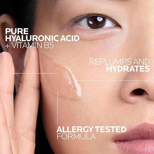 La Roche-Posay Hyalu B5 Pure Hyaluronic Acid Serum for Face, Vitamin B5 + Hyaluronic Acid + Madecassoside, Hydrating Serum Visibly Plumps Skin, Sensitive Skin Safe, Anti Aging, Oil-Free thumbnail 3