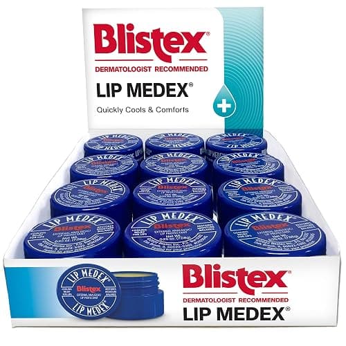 Blistex Lip Medex, 0.25 Ounce, Medicated Relief with Immediate Cooling, Soothes and Protects, Advanced Hydration, Restores Healthy Moisture Balance to Lips, 12 Pack thumbnail 4