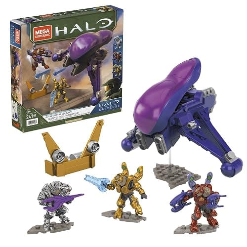 Mattel Mega Halo Arbiter's Quest Banshee Vehicle Halo Infinite Construction Set,Building Toys for Boys - Image 1