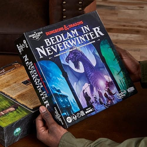 Hasbro Gaming Dungeons & Dragons: Bedlam in Neverwinter Board Game, Escape Room, Cooperative Strategy Games for Ages 12+, 2-6 Players, 3 Acts Approx. 90 Mins Each (Amazon Exclusive) thumbnail 10