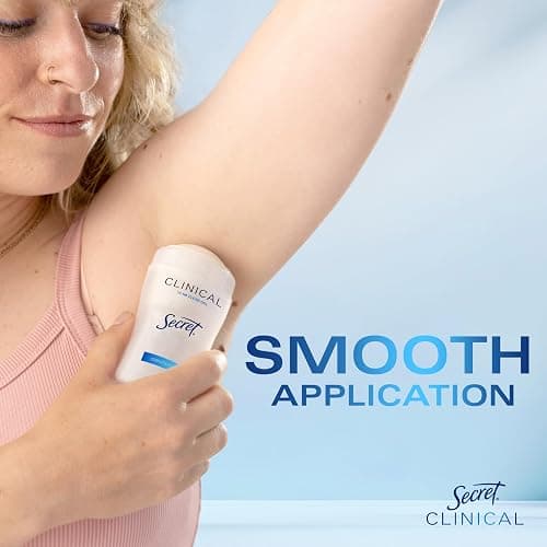 Secret Clinical Strength Antiperspirant Deodorant for Women, 3X Stress Protection, 72hr Sweat & Odor Protection, PH Balancing Minerals, Clear Gel, Completely Clean Scent, 2.6 oz thumbnail 11