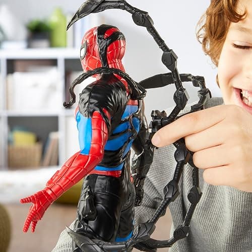 Marvel Spider-Man VenomVersus Spider-Man Liquid Shifter Action Figure with Accessories, 11-Inch-Scale (27 cm) Super Hero Toys for Kids Ages 4 and Up thumbnail 12