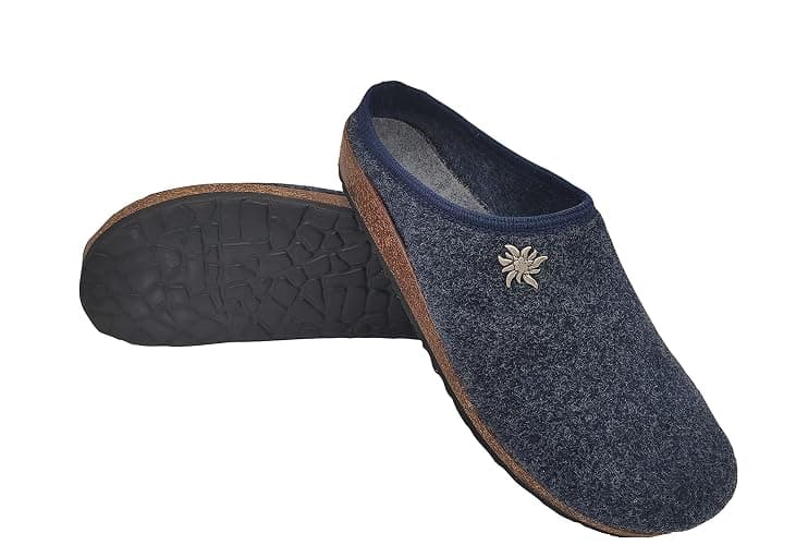 Gextop Originali Ciabatte Uomo Tirolesi per Casa Pantofole Invernali Slip On - Image 1