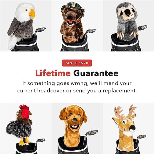 Daphne's Headcovers Deer Driver Headcover Premium Driver Headcovers Funny Golf Club Covers Stylish Protection for Your Clubs Men's Golf Gear Driver Headcover for Men and Women thumbnail 7