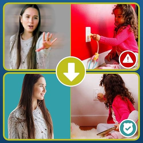 Clear Outlet Covers (50 Pack) Value Pack – Baby Safety Outlet Plug Covers – Durable & Steady – Child Proof Your Outlets Easily thumbnail 3