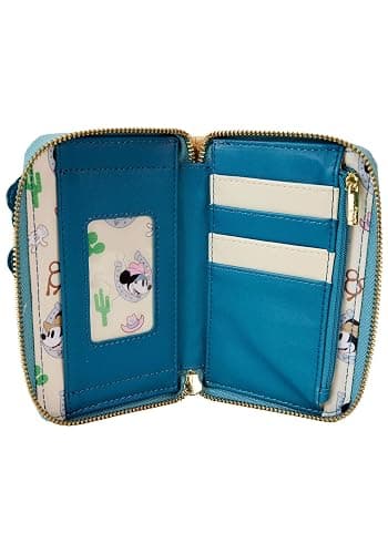 Loungefly Disney Western Mickey & Minnie Wallet | Disney Wallets thumbnail 4