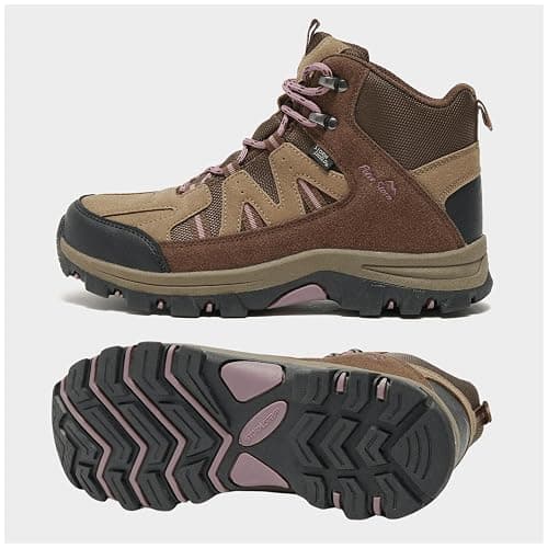 Peter Storm Women's Buxton Waterproof Walking Boots with High Traction Rubber Sole & Speed Lacing, Breathable, Lightweight, Durable & Vegan Friendly Footwear, Ideal for Hiking & Trekking thumbnail 3