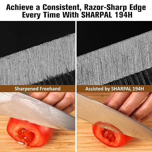 SHARPAL 194H Whetstone Knife Blade Sharpener Sharpening Stone Angle Guide, Chisel/Plane Iron Blade Honing Guide, Knife Edge Angle Finder, Knife Sharpening Trainer (Angle from 15° to 45°) thumbnail 4