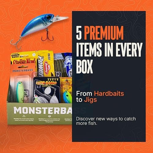 MONSTERBASS Fishing Mystery Box, Bass Fishing Kit - Best Lures Kit, Biggest & Best Tackle Mystery Box for Catching Smallmouth & Largemouth Bass thumbnail 3