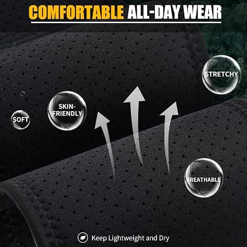 Mostcomtac Belly Band Holster for Men & Women - Breathable Neoprene Gun Holster, Multi - Pocket Tactical Belt for Outdoors, Fits G17-43x, Taurus G3C, G2C and Most 9mm and 380 Handguns thumbnail 2