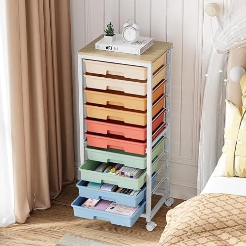 10 Drawer Rolling Cart thumbnail 9