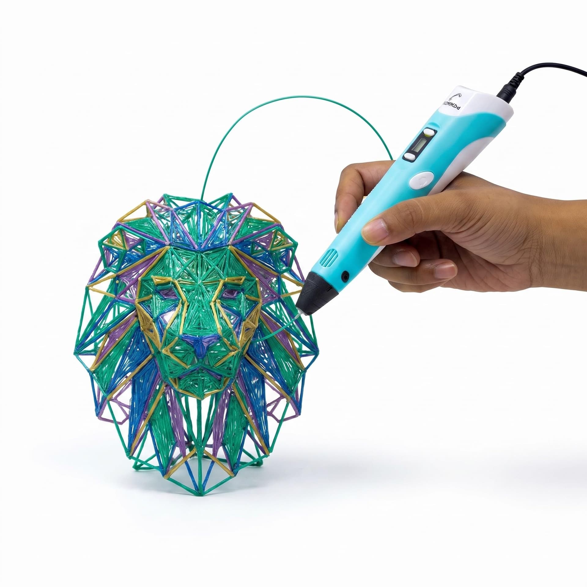 3D Pen with LCD Display - USB Powered 3D Printing Pen with 3 start colors of PLA Filament, 3D Pens for Kids, Creative Educational Gift thumbnail 4