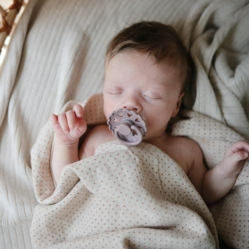 FRIGG Natural Rubber Baby Pacifier 6-Pack Blooming Love | Made in Denmark | BPA-Free (6-18 Months) thumbnail 5