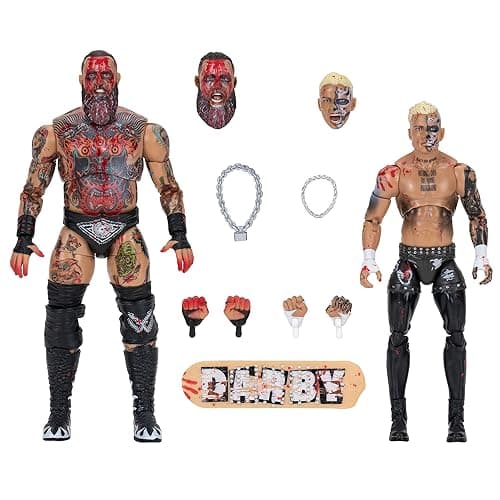 Ringside Blood & Guts (Darby Allin vs Brody King) - AEW Exclusive 2-Pack Toy Wrestling Action Figures thumbnail 3