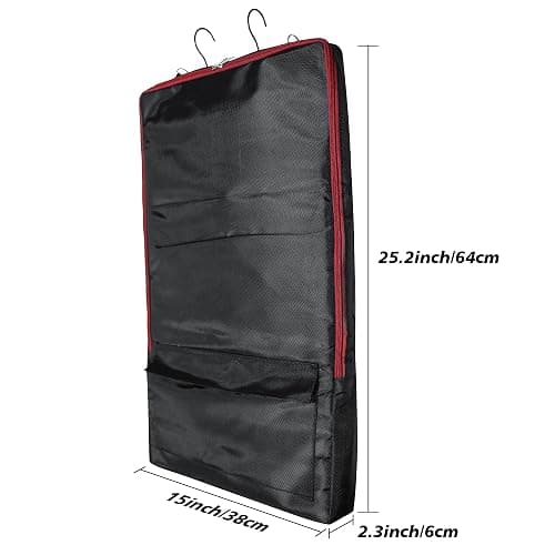 Asooll Horse Bridle Bag,Bridle/Halter Bag with 3 Prong Tack Rack,Horse Tack Carry Bag,Horse Harness Bag,Bridle Bag with Hooks for Horse Gear Storage thumbnail 2