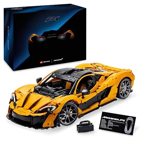 LEGO Technic McLaren P1 - Kit Maquette Hypercar pour Adultes - Idée Cadeau pour Les Passionnés de Voitures - Objet Collector à Échelle Réduite - Réplique de Voiture de Course 42172 - Image 1