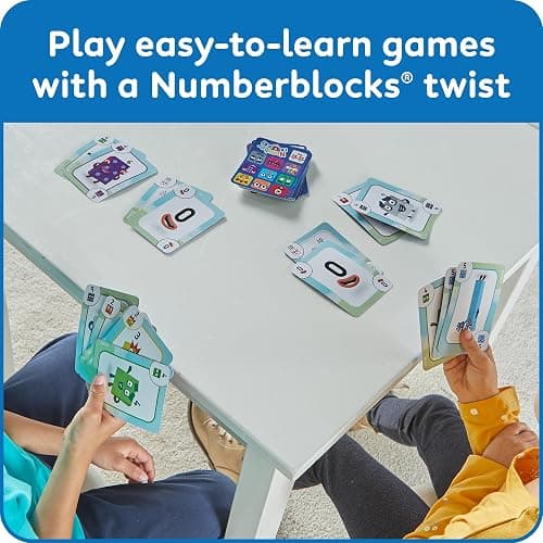 hand2mind Numberblocks Playing Cards, Travel Card Games for Kids, Counting Toys, Kindergarten Math Manipulatives, Preschool Learning Activities, Indoor Recess Games for Classroom, Kids Birthday Gift thumbnail 4