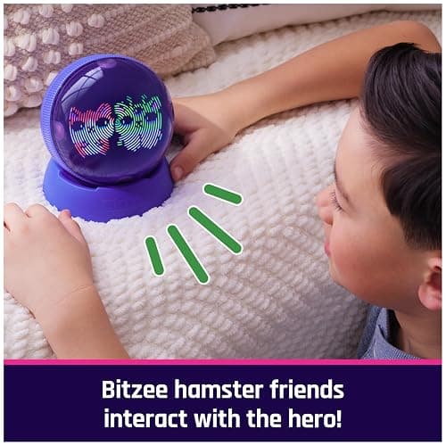 BITZEE, Hamster Ball Interactive Toy Hamster with Over 20 Hamsters Inside, Rolls & Reacts to Touch, Digital Pet Gifts & Stocking Stuffers for Kids thumbnail 5