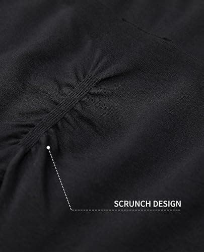 AegisChic Yoga Scrunch Leggings for Women Seamless High-Waisted Workout Pants Tummy Control thumbnail 4