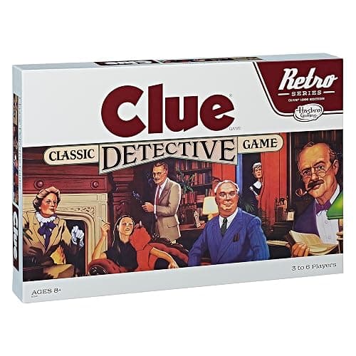Hasbro Gaming Retro Series Clue 1986 Edition Board Game, Classic Mystery Game for Kids, Family Board Games for 3-6 Players, Ages 8+ (Amazon Exclusive) thumbnail 11