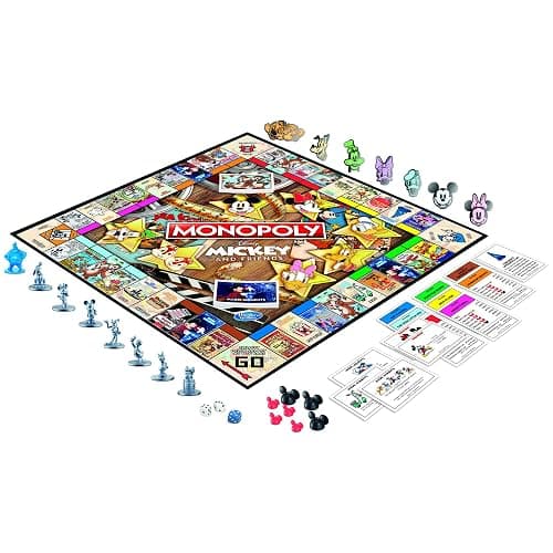 Hasbro Gaming Monopoly: Disney Mickey and Friends Edition Board Game, Ages 8+ thumbnail 3