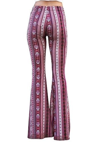 Daisy Del Sol High Waist Comfy Stretch Boho 70s Bell Bottom Fit to Flare Lounge Yoga Pants thumbnail 6
