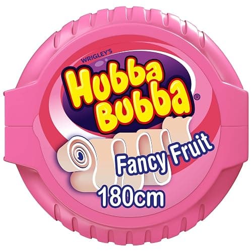 Hubba Bubba Mega Long Fancy Fruit Bubble Gum Roll Original 56g*12 - Image 1