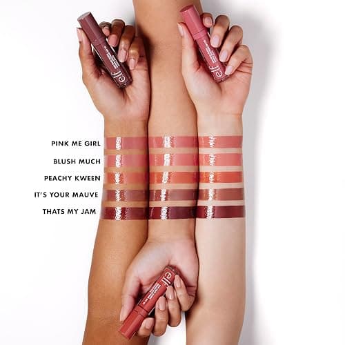 e.l.f. Sun Boss Gloss SPF 25, Pigmented Lip Gloss For A High-Shine Finish, Moisturising and Conditioning Formula, Vegan and Cruelty-Free, Pink-Me Girl thumbnail 4