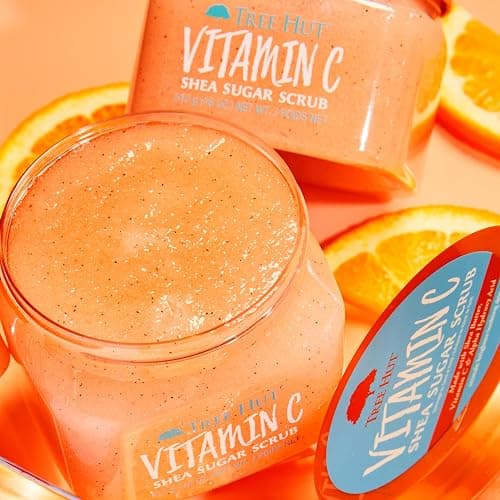 Tree Hut Vitamin C Shea Sugar Scrub, 18 oz, Ultra Hydrating and Exfoliating Scrub for Nourishing Essential Body Care thumbnail 3