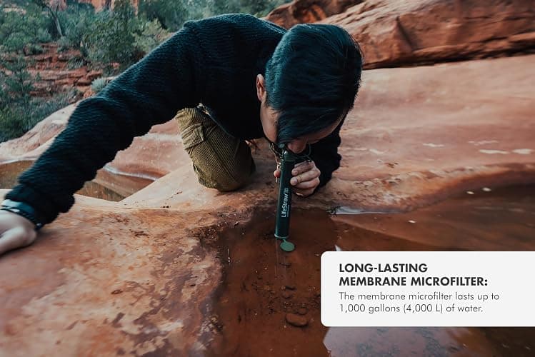 LifeStraw Personal Water Filter for Hiking, Camping, Travel, and Emergency Preparedness thumbnail 9