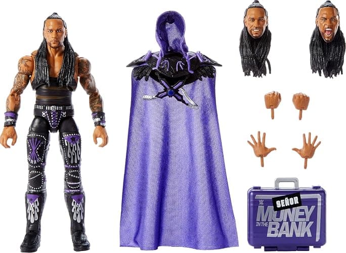 Mattel WWE Ultimate Edition Action Figure & Accessories, 6-inch Damian Priest Collectible Set, Swappable Heads & Hands, 30 Articulation Points - Image 1